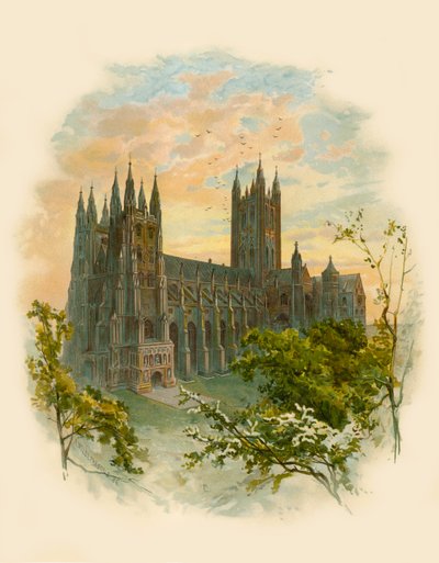 Kathedrale von Canterbury, Südwesten von Arthur Wilde Parsons